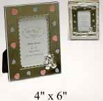 silver plated bear frame