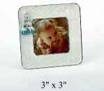 cream enamel with blue shoes frame