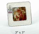 cream enamel frame with pink shoes frame